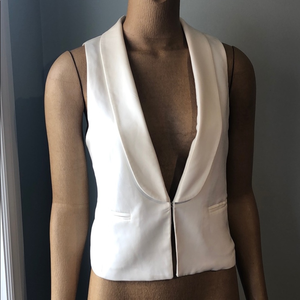 2/$40 White Suit Vest